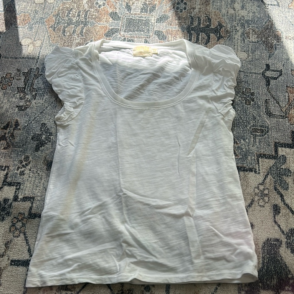 Nation ltd cap sleeve white tshirt